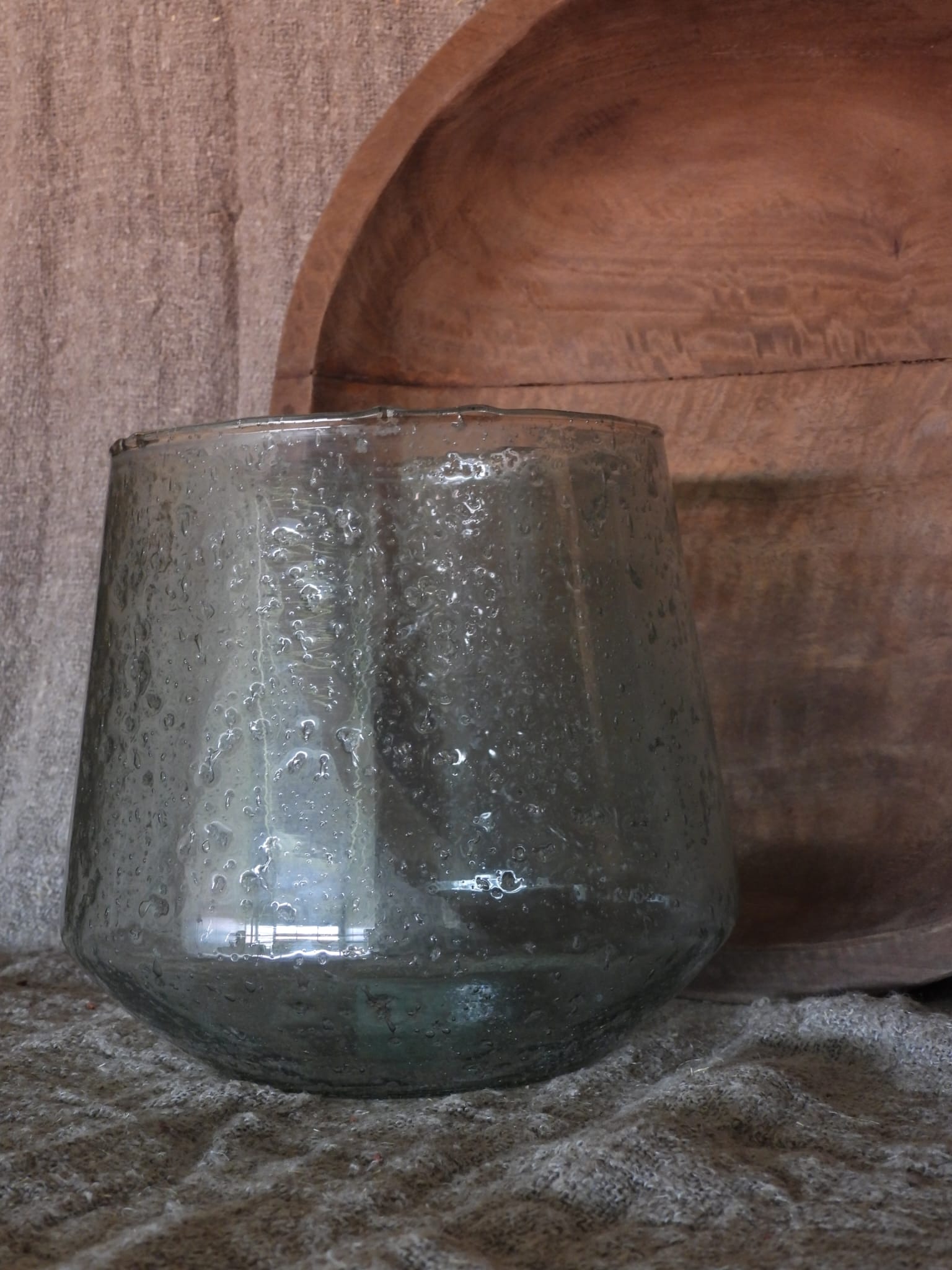 Vaas glas Ø20 x 20cm