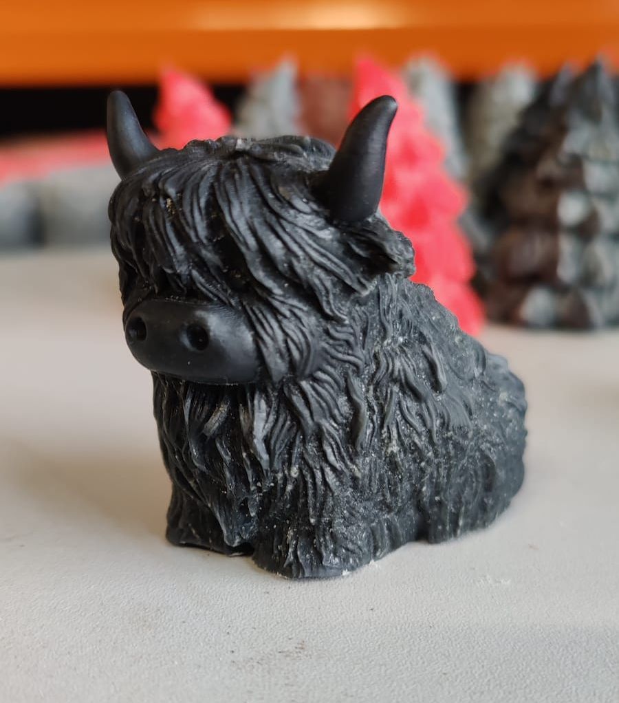 Geurfiguur Schotse Hooglander zittend