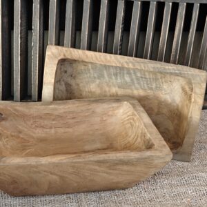 Houten schaal - rechthoek 30 x 19 x 10 cm