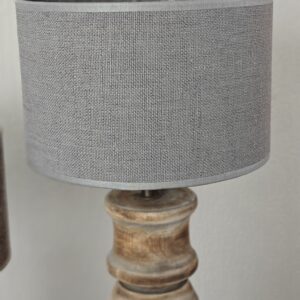 Lampenkap rond riviera Medium Grey 20 cm