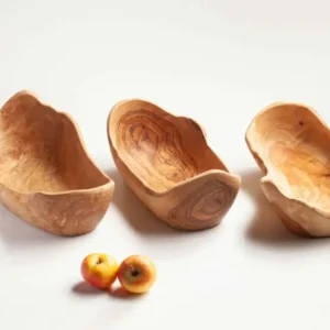 Fruitschaal met natuurlijke vorm - div. afmetingen