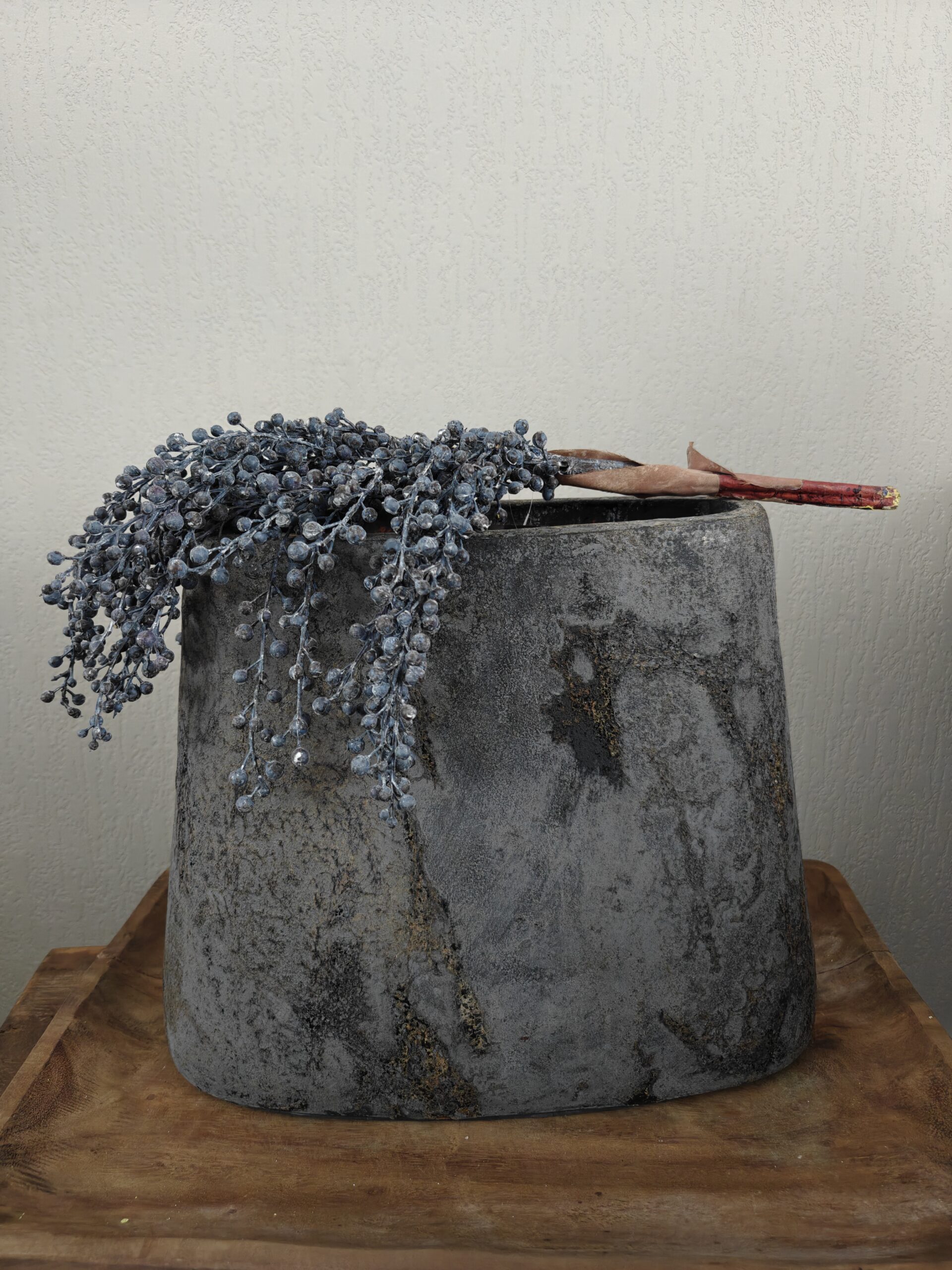 Zeer grote pot aardewerk 39 x 18 x 35cm - Afbeelding 4