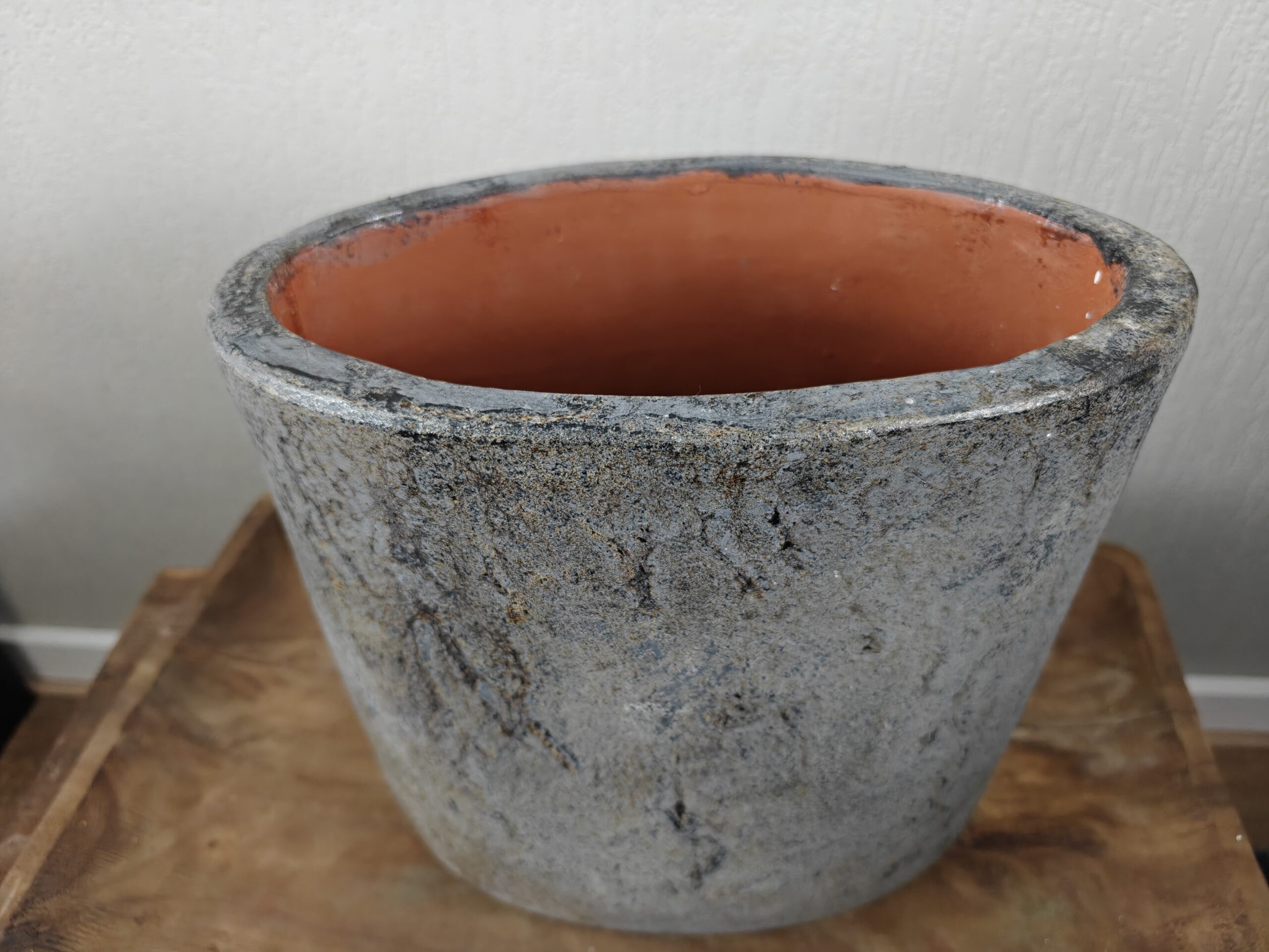 Grote pot aardewerk 30 x 17 x 31cm - Afbeelding 4