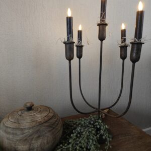 Metalen Kandelaar 5-arm