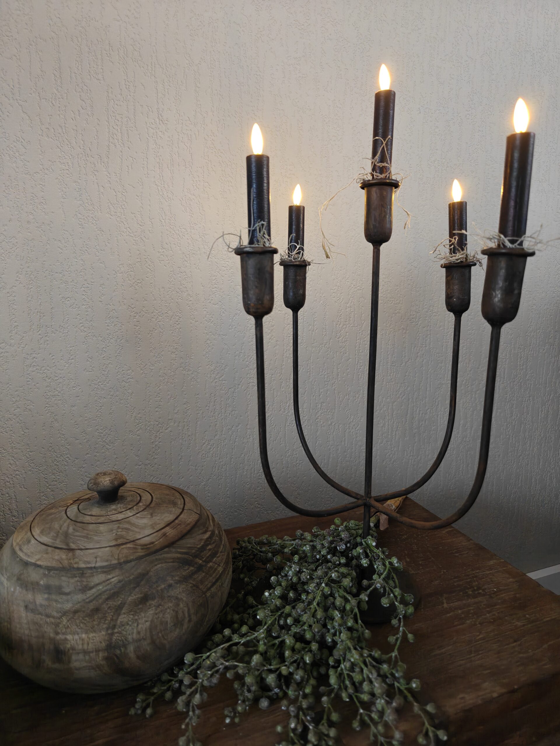 Metalen Kandelaar 5-arm