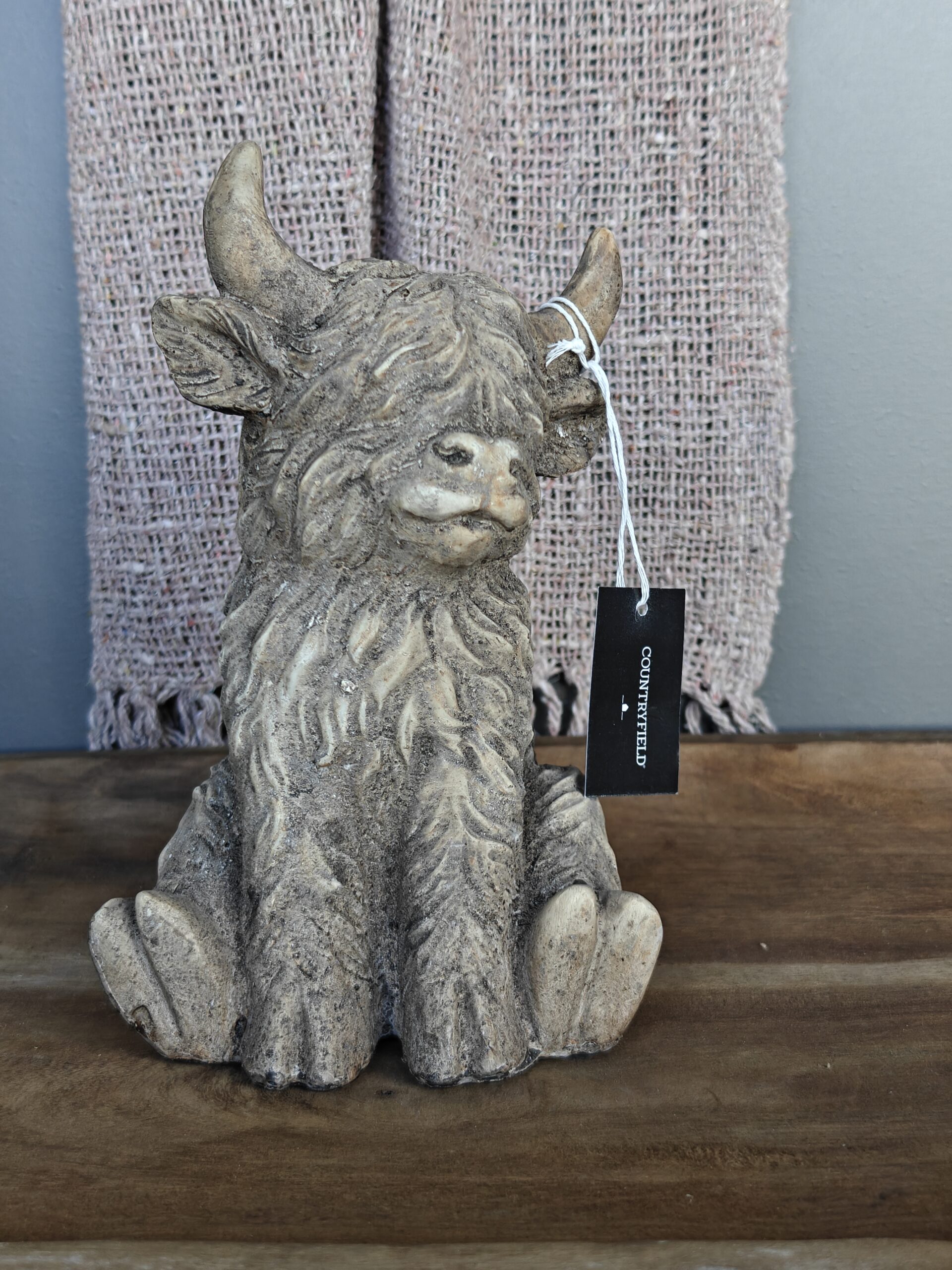 Hooglander zittend Countryfield Polystone - diverse formaten - Afbeelding 5