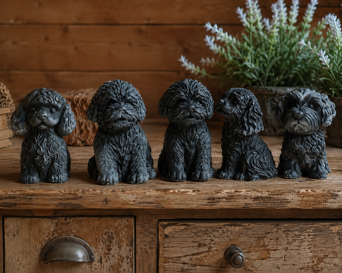 Geurfiguur Honden- div. rassen en div. geur/kleuren
