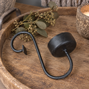 Windlicht hanger klein - glashaak voor waxinelicht - metaal